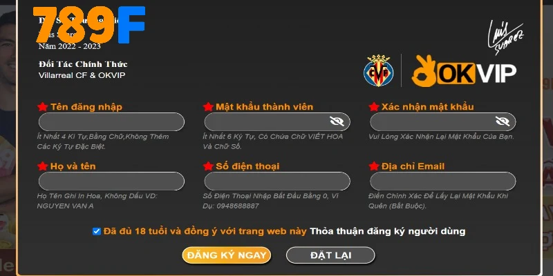 Quy trình tạo tài khoản nhanh